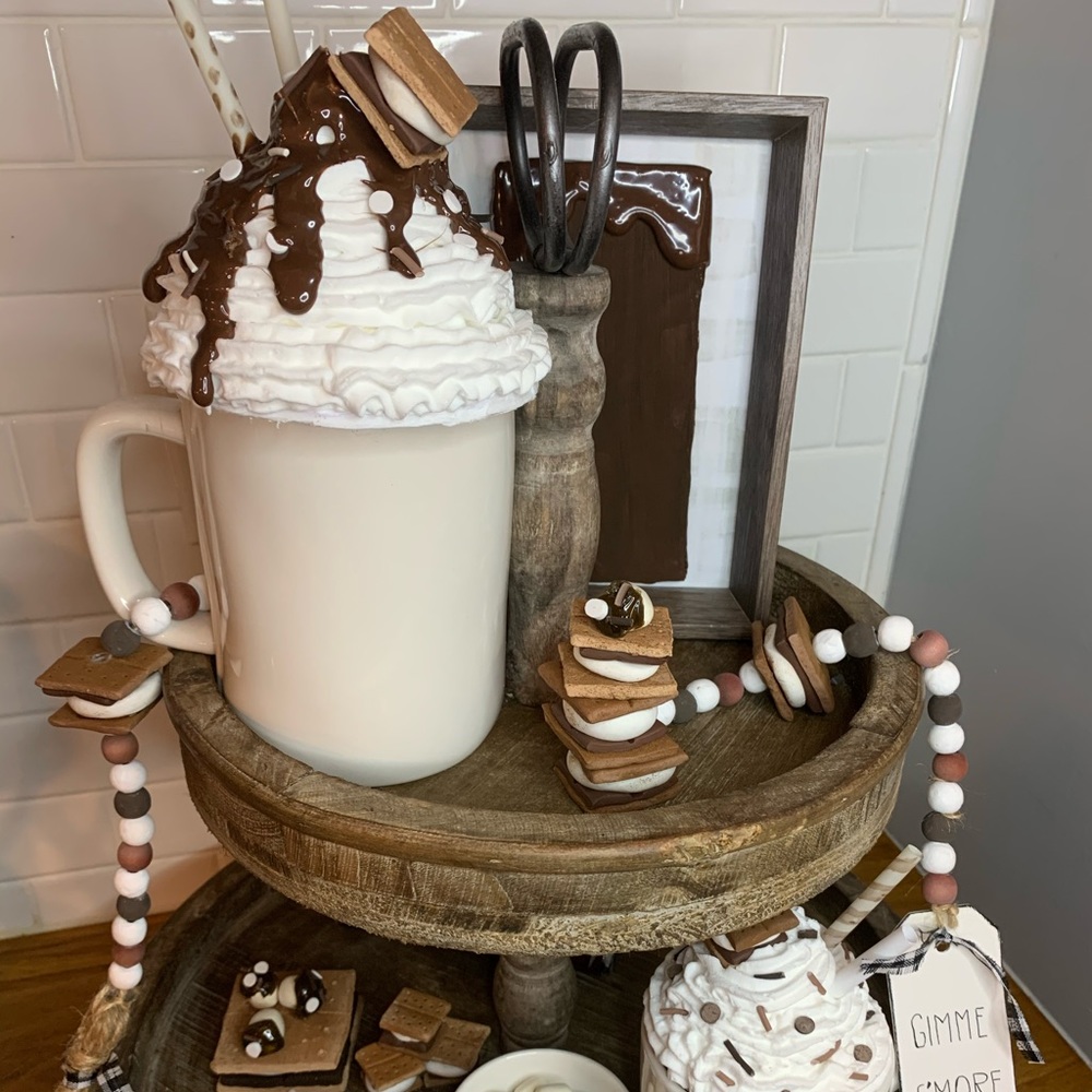 S’mores tier tray collection
